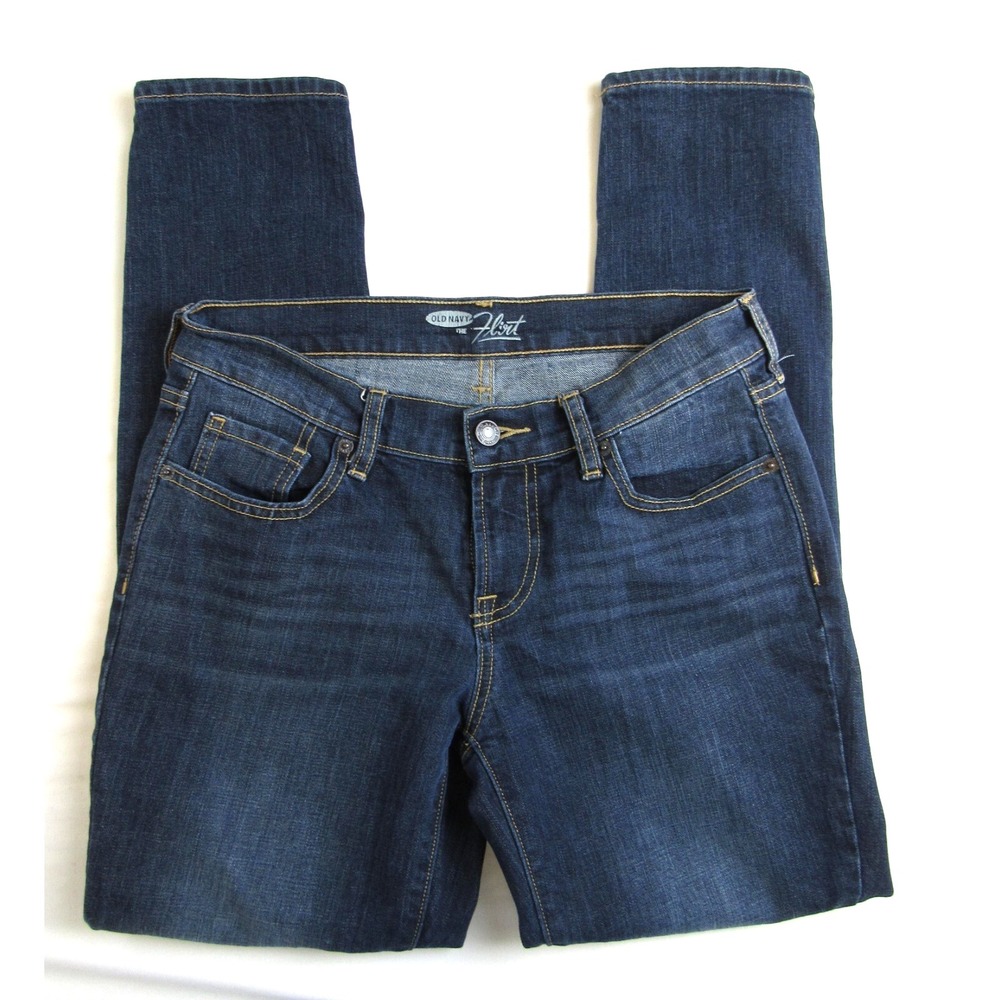 Women's Old Navy Jeans The Flirt Skinny Dark Wash Size 4 Short